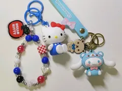 ハローキティ＆シナモロール キーホルダー セット まとめ 0 9
