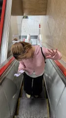 BLACKUP パーカー F ピンク 無地 ジップアップ 長袖