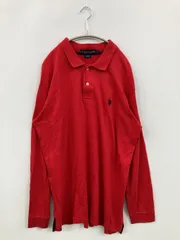 U.S. POLO ASSN. ポロシャツ L レッド