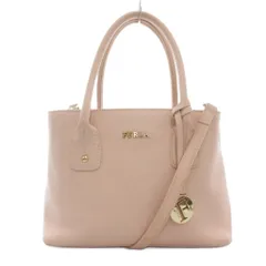 フルラ FURLA ハンドバッグ ショルダー 2WAY ロゴ レザー ピンク /AE
