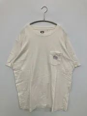 UNIQLO Tシャツ/カットソー XL ホワイト