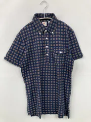 UNIQLO ポロシャツ S ネイビー その他総柄 半袖