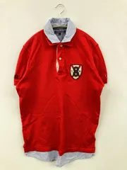 TOMMY HILFIGER ポロシャツ S レッド 無地 ワンポイント 半袖