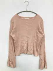 E hyphen world gallery peace ニット/セーター F ピンク