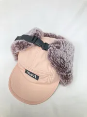 X-GIRL キャップ ONE SIZE ピンク ナイロン フェイクファー