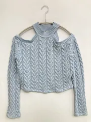 ZARA ニット/セーター M スカイブルー