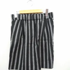 イエナ IENA スカート ボトムス タイト ストライプ ひざ丈 ウール 毛 36 ブラック グレー 黒 灰 /MT16