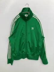 adidas ナイロンジャケット L グリーン