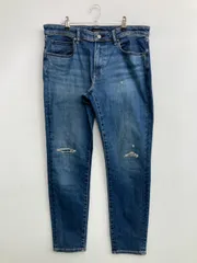 UNIQLO JEANS デニムパンツ 35(89cm) ブルー