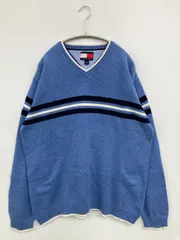 TOMMY HILFIGER ニット/セーター XL/XG ブルー