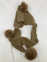 ニットキャップ/ビーニー ブラウン