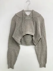 ACLENT パーカー F グレー コットン 無地 プルオーバー 長袖