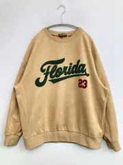 RODEO CROWNS スウェット L ベージュ スウェット 前面プリント ブランドロゴ 長袖