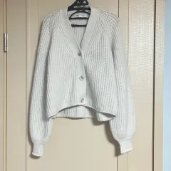 ZARA オーバーサイズ ニット カーディガン