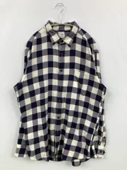 UNIQLO シャツ/ブラウス XL ネイビー