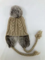 ニットキャップ/ビーニー ベージュ