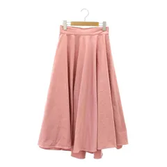 オブリ OBLI ロングスカート フレアスカート ピンク /DF ■OS