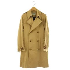 B&Y ユナイテッドアローズ BEAUTY&YOUTH ビューティー&ユース トレンチコート ロング 裏地ストライプ コットン 36 ベージュ /MY ■OS