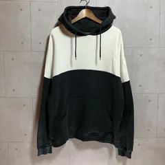 RVCA ルーカ パーカー フーディ プルオーバー スウェット トップス 裏起毛 M バックロゴ ブラック ホワイト 白 黒 メンズ S9-2-10