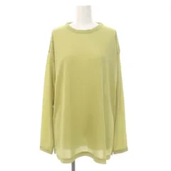 B&Y ユナイテッドアローズ BEAUTY&YOUTH ビューティー&ユース リブシアープルオーバー カットソー 長袖 オリーブグリーン /DO ■OS ■SH