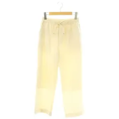 グリーンレーベルリラクシング ユナイテッドアローズ green label relaxing サキソニー イージーパンツ ウール 36 アイボリー /MF ■OS
