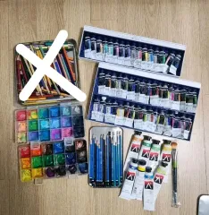 デザイン美大受験用品 まとめ出品 / Face the Sun CARAT盤 筆 鉛筆 パレット