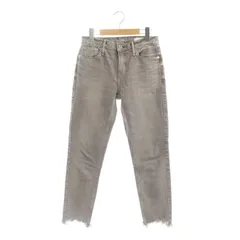 アッパーハイツ upper hights THE STELLA デニムパンツ ジーンズ スリムテーパード カットオフ 23 グレー /DF ■OS