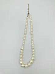 ネックレス ホワイト その他金属 パール