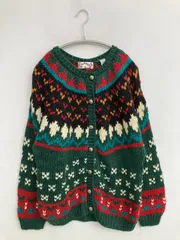 BRAVO! カーディガン/ボレロ M グリーン 刺繍 その他総柄 ミドル丈 長袖