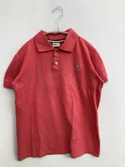LACOSTE SPORT ポロシャツ レッド 半袖 無地 ワンポイント ブランドロゴ