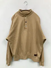 UNIVERSAL OVERALL スウェット M ベージュ コットン 無地 ワンポイント 長袖