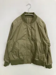 KBF MA-1 One カーキ フードなし 無地