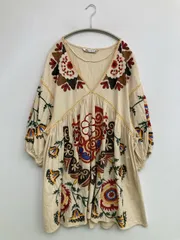 ZARA チュニック M ベージュ