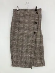 ロングスカート L グレー