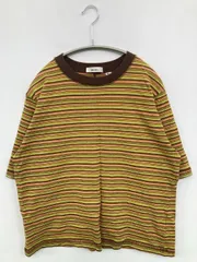 niko and ... Tシャツ/カットソー M その他 ボーダー柄 ミドル丈 半袖 クルーネック(丸首)