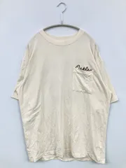 OAKLEY Tシャツ/カットソー アイボリー 前面プリント バックプリント ワンポイント ブランドロゴ ミドル丈 半袖 クルーネック(丸首)