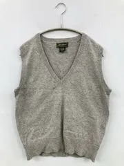 Eddie Bauer ベスト L グレー 無地