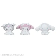 ゆるかわサンリオキャラクターズ マスコット　Milky Lolita きゅるるんおめめ　クロミ　マイメロディ　シナモロール　ぬいぐるみ　ミルキーロリータ　Sanrio