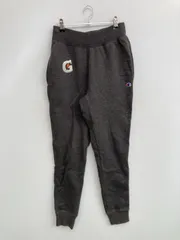 Champion スウェットパンツ S グレー ワンポイント ブランドロゴ スタンダード ウエストゴム・紐