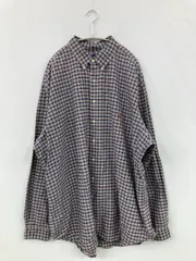 Ralph Lauren シャツ/ブラウス 2XLT その他 チェック柄 ワンポイント ブランドロゴ ミドル丈 長袖 ボタンダウン