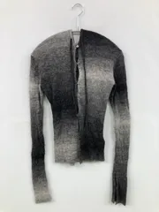 VEQUM カーディガン/ボレロ F グレー ウール・ニット ナイロン 無地 ショート丈 長袖