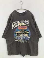 PAGEBOYLIM Tシャツ/カットソー M グレー 前面プリント ミドル丈 半袖 クルーネック(丸首)