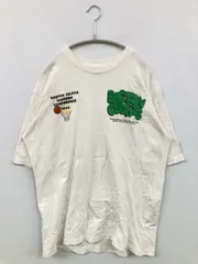 PAGEBOY Tシャツ/カットソー F ホワイト 前面プリント バックプリント ミドル丈 半袖 クルーネック(丸首)