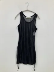 MOUSSY ワンピース F ブラック ナイロン 無地 ショート・ミニ丈 タイト