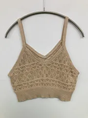 C・O・L・Z・A キャミソール S ベージュ レース カップなし