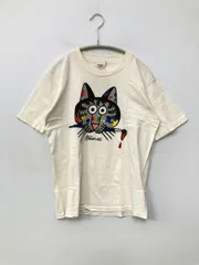 crazy shirts Tシャツ/カットソー LARGE アイボリー 前面プリント バックプリント 半袖 クルーネック(丸首)
