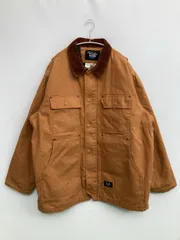 Walls カバーオール X-LARGE REGULAR ブラウン コットン コーデュロイ フードなし ボタン留め