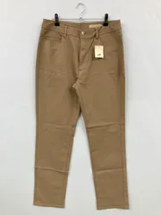 Crocodile チノパンツ LL ベージュ フルレングス コットン ナイロン 無地 スタンダード テーパード レギュラー