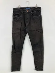ZMDC DENIM デニムパンツ USA 30 ブラック フルレングス 無地 スキニー・タイト レギュラー ヴィンテージ