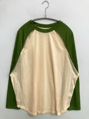 CIAOPANIC Tシャツ/カットソー ONE ベージュ 無地 ミドル丈 長袖 クルーネック(丸首)